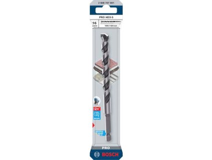Bosch Vrták PRO HEX-5, 16 × 100 × 150 mm Professional (2608707001)
