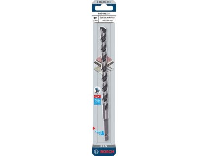 Bosch Vrták PRO HEX-5, 12 × 150 × 200 mm Professional (2608706994)