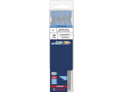 Bosch Vrták EXPERT HEX-9 Multi Construction, 10 × 90 × 150 mm Professional (2608902287)