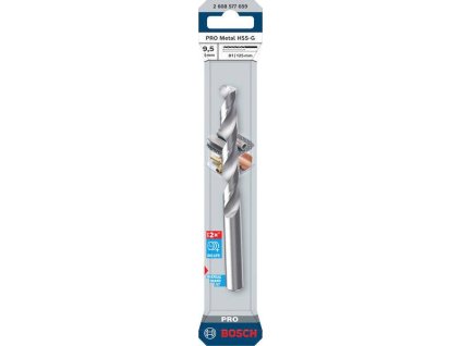Bosch Vrták do kovu PRO Metal HSS-G, 9,5 × 81 × 125 mm Professional (2608577659)