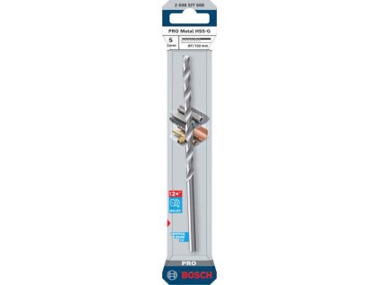 Bosch Vrták do kovu PRO Metal HSS-G, 5 × 87 × 132 mm Professional (2608577688)