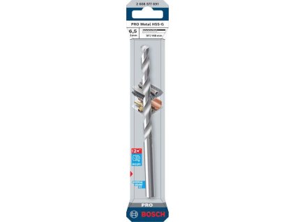 Bosch Vrták do kovu PRO Metal HSS-G, 6,5 × 97 × 148 mm Professional (2608577691)