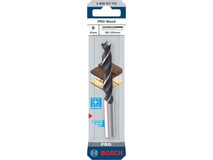 Bosch Vrták do dřeva PRO Wood, 9 × 80 × 120 mm Professional (2608577712)