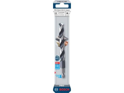 Bosch Vrták do kovu PRO Metal HSS-G Impact, 10 × 87 × 133 mm Professional (2608577584)