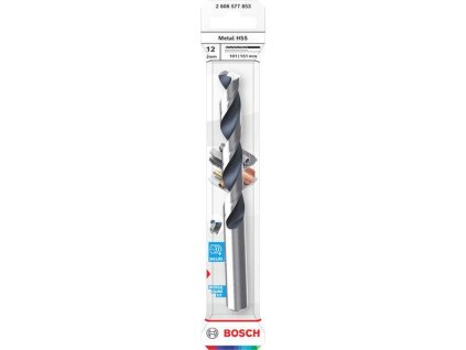 Bosch Vrták do kovu Metal HSS, 12 × 101 × 151 mm, stopka CYL Professional (2608577853)