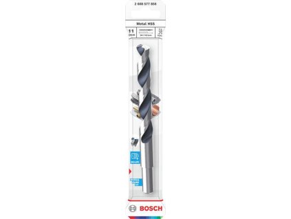 Bosch Vrták do kovu Metal HSS, 11 × 94 × 142 mm, zúžená stopka CYL Professional (2608577856)