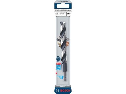 Bosch Vrták do kovu PRO Metal HSS-G Impact, 11 × 94 × 142 mm Professional (2608577585)