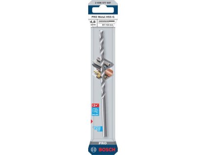 Bosch Vrták do kovu PRO Metal HSS-G, 4,8 × 87 × 132 mm Professional (2608577687)