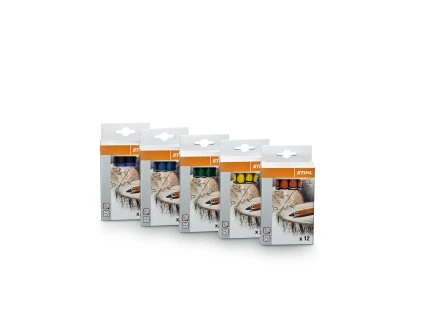 Lesnická značkovací křída, modrá, 12 kusů