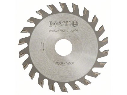 BOSCH Kotoučová fréza, 22, 20 mm, 2,8 mm Professional