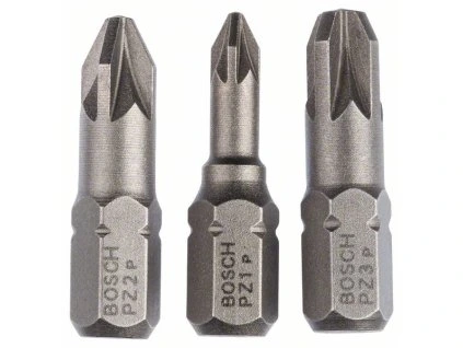 Bosch 3dílná sada šroubovacích bitů Extra Hard (2607001753)