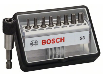 BOSCH (8+1)dílná sada šroubovacích bitů Robust Line, S Extra-Hart Professional