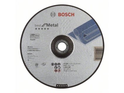 BOSCH Dělicí kotouč profilovaný Best for Metal – Rapido Professional