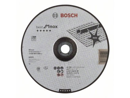 BOSCH Dělicí kotouč profilovaný Best for Inox Professional