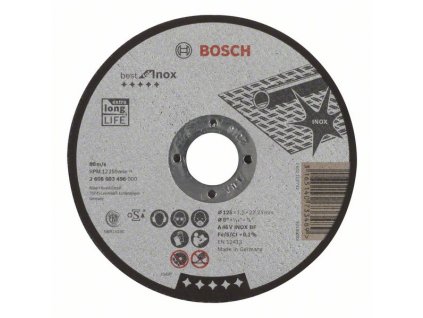 BOSCH Dělicí kotouč rovný Best for Inox Professional