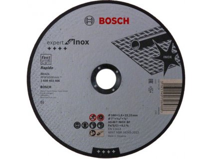 BOSCH Dělicí kotouč rovný Expert for Inox - Rapido Professional