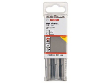 BOSCH Vrták do kladiv SDS plus-5X Professional (2608833891)