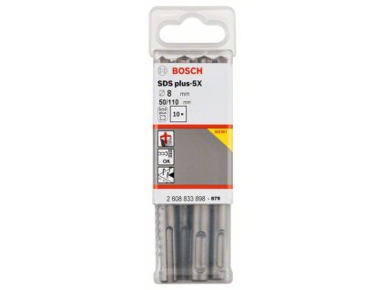 BOSCH Vrták do kladiv SDS plus-5X Professional (2608833898)