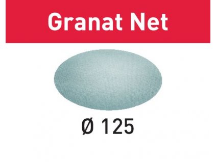 Brusivo s brusnou mřížkou STF D125 P150 GR NET/50 Granat Net