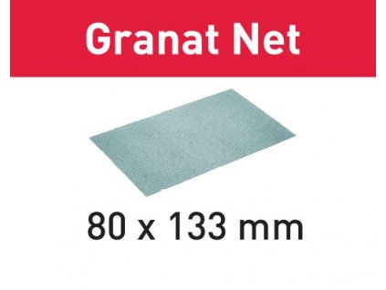 Brusivo s brusnou mřížkou STF 80x133 P100 GR NET/50 Granat Net