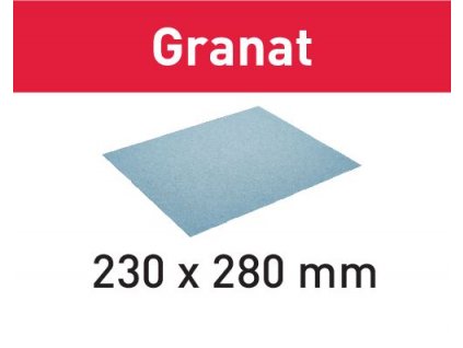 Brusný papír 230x280 P400 GR/10 Granat