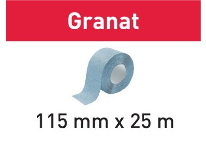 Brusný pás 115x25m P320 GR Granat