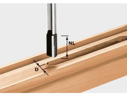 Drážkovací fréza HW S12 D16/45