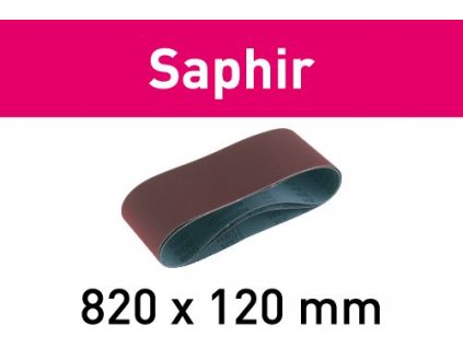 Brusný pás 820x120-P100-SA/10 Saphir
