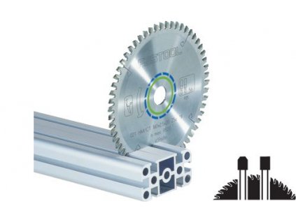 Pilový kotouč do okružních pil HW 160x2,2x20 TF52 ALUMINIUM/PLASTICS