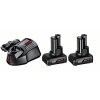 BOSCH Starter set 2 x GBA 12V 6.0 Ah + GAL 1230 CV