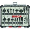 Bosch Smíšená sada fréz PRO, stopka 8 mm, 15 ks (2607017472)