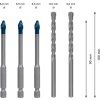 Bosch Smíšená sada vrtáků EXPERT HEX-9 Hard Ceramic, 6 mm, 5 ks (2608900596)