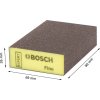 BOSCH Brusné houby EXPERT S471 Standard 97 × 69 × 26 mm, Fine, 20 ks (2608901178)