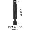 Bosch PRO Socket Adapter s kuličkou, ¼″, 50 mm (2608522562)