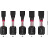 BOSCH Bity PRO SL Impact, SL4,5, SL5,5 (2×), SL5,5, SL6,5, 25 mm, 5 ks (2608521U60)