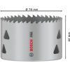 Bosch Děrovka PRO Multi Material, 76 mm, se závitem (2608901526)
