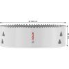 Bosch Děrovka se závitem Multi Material, 140 × 40 mm (2608594609)