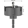 Bosch Sada děrovek s adaptérem na dřevo a sádrokarton, 54 × 27 mm Professional (2608594494)