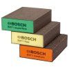 Bosch 3 ks brusných hub, rovné plochy + rohy (2609256F16)