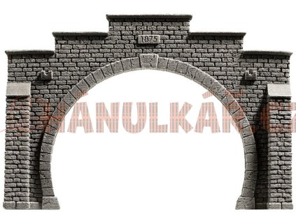 Tunelový portál pro 2 koleje