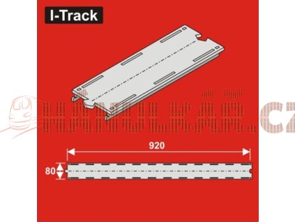 H0 Rovný segment 1-kolejný 80x920mm 2ks