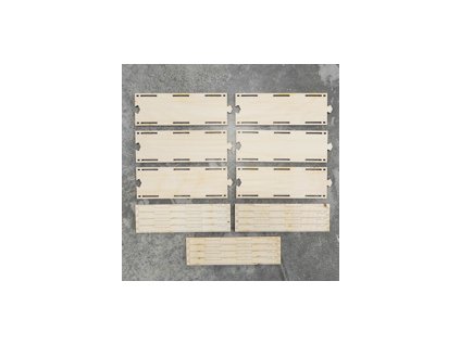 1638 h0 rovny segment 1 kolejny 230x80mm 6ks