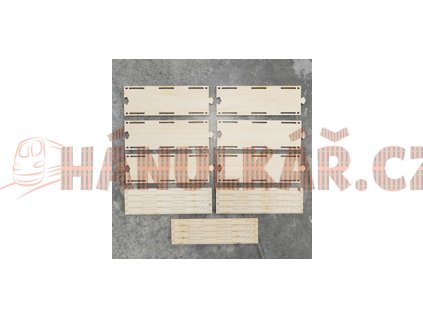 H0 Rovný segment 1-kolejný 230x80mm 6ks