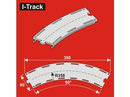 1689 h0 oblouk seg 1 kolej r 826 4 mm 15 s 80mm 6ks