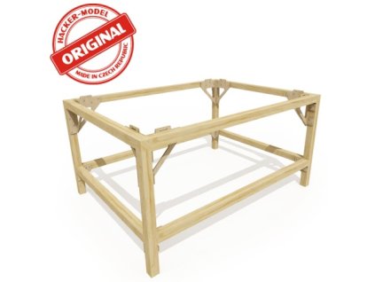 Rám pod základní desku 120x80 (Výška rámu Rám pod základní desku 120x80 výška 50cm)