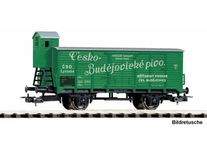 Krytý nákladní vůz ČSD - "Českobudějovické pivo"