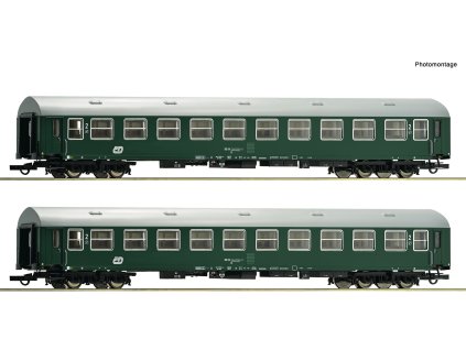 HO - Set 2.vozů 2.třídy, ČD