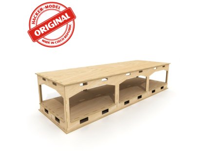 Základní deska se skrytým nádražím 100x30x26cm (Varianta Základní deska se skrytým nádražím 100x30x26cm - SESTAVENÁ)