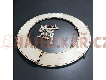 Rondela nástavba 1 kruh360°,R481,2/542,8mm,2 koleje