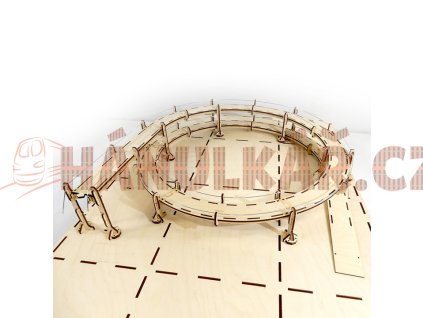 Rondela základ 1,5 kruh540°,R481,2mm,1 kolej